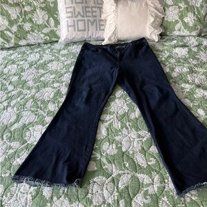 Flying Monkey Dark Blue Wide-Leg Jeans